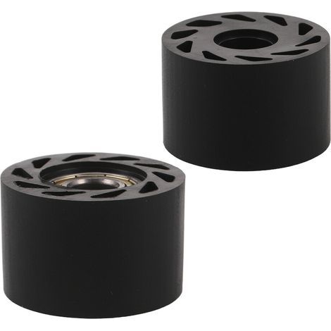 2Pièces Galet Guide Tendeur Matériel Stable Noir (1/2)