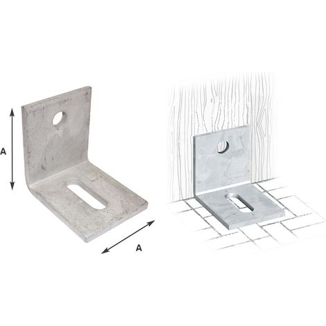 PIASTRA 755 ANGOLARE REGOLAZ ZIN FUOCO 60X75X75 MM- ALDEGHI LUIGI SPA- 10,0 pz