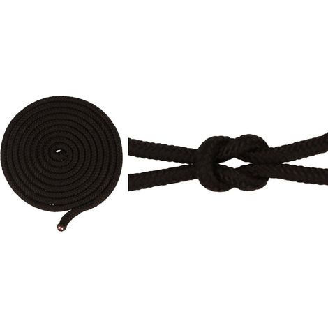 Cuerda trenzada de 6 mm con núcleo de polipropileno, 25 m, color negro. (1/4)