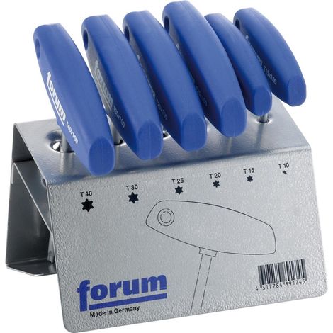 Forum Schraubendreher-Satz mit T-Griff im Ständer für TORX T10 - T40 (1/3)
