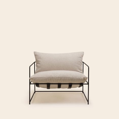 Fauteuil en Structure métal et tissé Glory ALCENO (1/4)