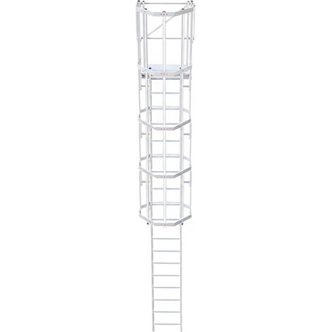 Echelle à crinoline pour une hauteur à franchir de 3.90 a 4.40m - CS44MP