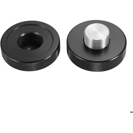 Fdit Pilon à Grains de café, Doseur et Distributeur de 51 Mm, Niveleur de café à Double Tête adapté à 51 Mm, en Acier Inoxydable, (1/5)