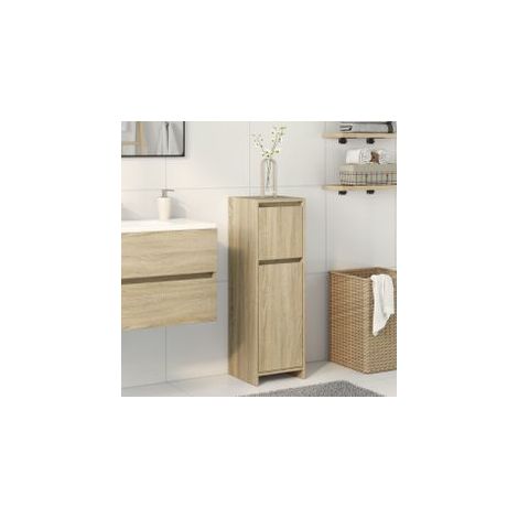 Armoire de salle de bain Chêne sonoma 30x30x95 (1/5)