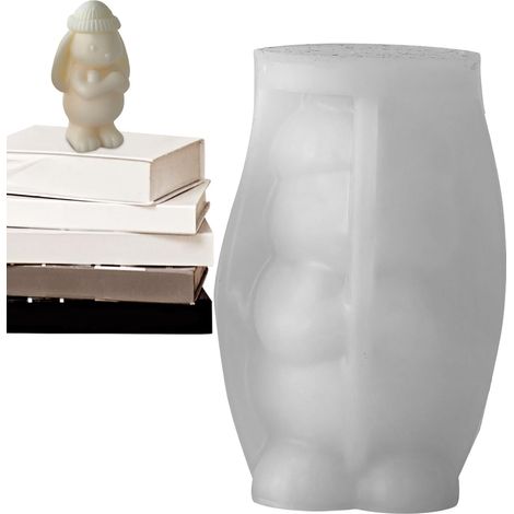 Moule Lapin - Moule en Silicone 3D pour Lapin en Plâtre,Moules à Ciment pour Décorations Maison  Pour Artisans Ateliers Créatifs Enseignants Événements Thématiques Passionnés Loisirs Créatifs (1/5)