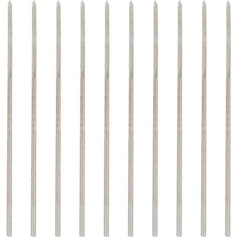 10-teiliges Set Spannreibahlen aus HSS-Stahl mit gerader Nut, Maschinenreibahle, Schneidwerkzeug 1,1 mm