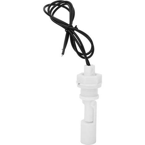 2Capteurs de niveau d'eau latéraux blancs en PP, interrupteur à flotteur liquide 16mm DC0-110V, lot de 2 pièces (1/5)