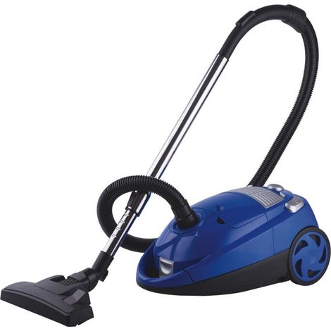 Grafner Bodenstaubsauger mit Beutel Blau Teppich Haushalt Wohnung Putzen Schmutz