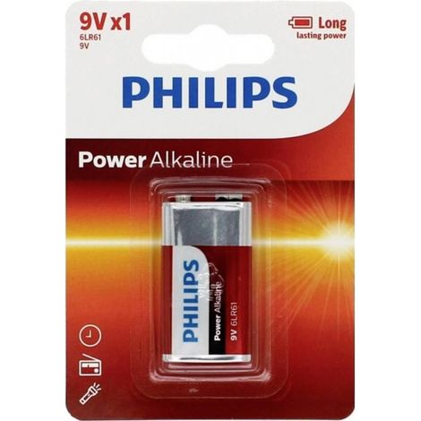 Philips Power 6LR61 Batteria da 9 V Alcalina/manganese 9 V 1 pz. (1/5)