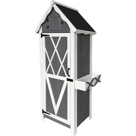 Home Deluxe Armario de jardín de madera YANA - XL (1/5)