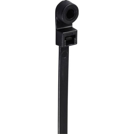 TRU COMPONENTS TC-12814176 Fascetta per cavi 400 mm 7.6 mm Nero con vite, Resistente ai raggi UV 100 pz. (1/2)