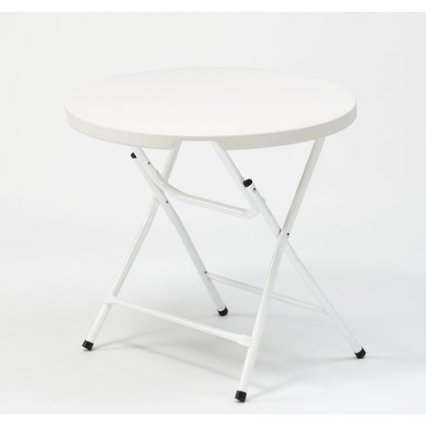 Tavolo pieghevole rotondo 80cm da giardino e campeggio Arthur 80