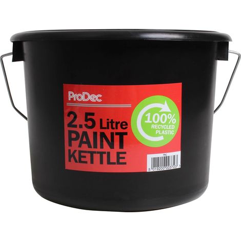 Bollitore ProDec da 2,5 litri in plastica riciclata al 100% per decantare pitture, vernici, trattamenti per il legno da barattoli più grandi e per mescolare la pasta per carta da parati (1/5)