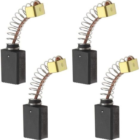 100 Paires Balais de Charbon Auto Stop Compatible avec Workzone PT150601 1500W Perceuses à Percussion Rotatives 6x10x16mm Outils électriques Pièces de Rechange pour Outils électriques