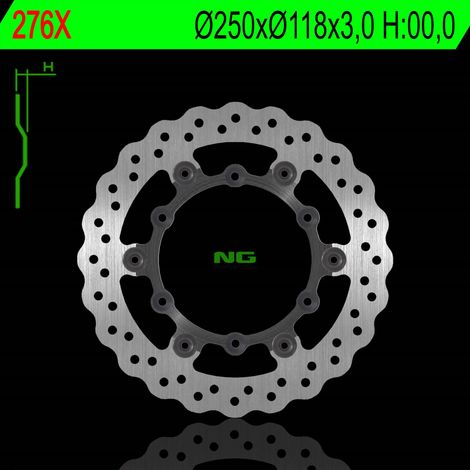 Disco de freno delantero flotante ondulado Yamaha YZ/YZF 01-16 WRF 02-17