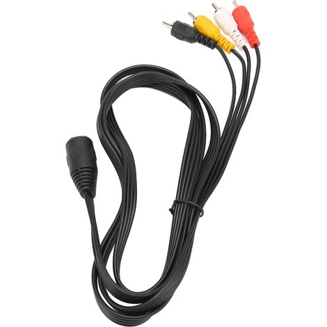 Câble adaptateur audio Plug and Play DIN 5 broches vers 4 RCA femelle-mâle pour lecteur CD, amplificateur et haut-parleur (1,5 m). (1/5)