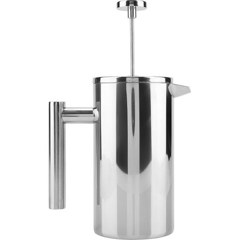 Doppelwandige Edelstahl-Kaffeemaschine, French Press, Teekanne mit Filter (1000 ml) (1/5)