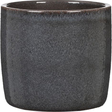 Scheurich Solido, pot de fleurs en céramique, couleur : Mystic Grey, diamètre 17.6 cm, hauteur 16 cm, 3.1 l vol.