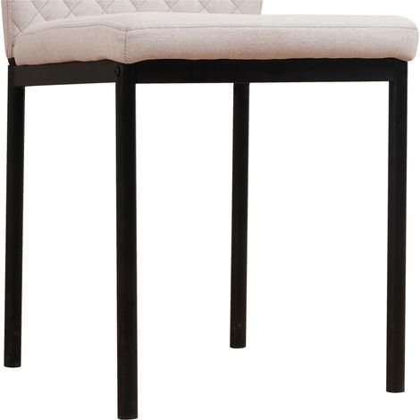 Mömax Stuhl Mia in Beige Mikrofaser (1/5)