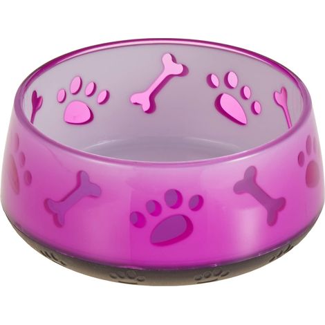 - Gamelle Chien - Bol TPR - Antidérapant - Pour Petit Chien - Violet - 300 Ml (1/4)