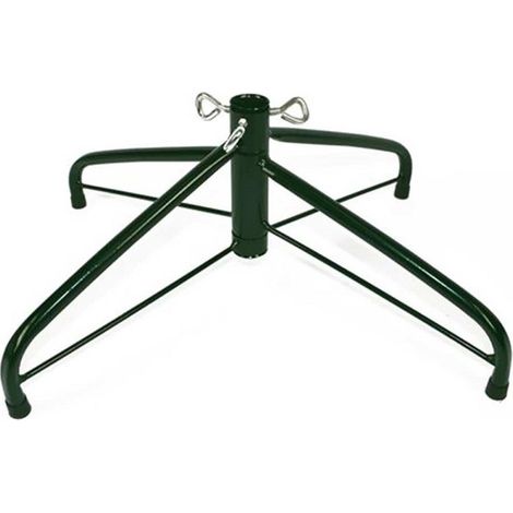 TrAdE Shop Traesio - Base Per Albero Di Natale A Croce In Metallo 45cm Richiudibile Pieghevole Verde -