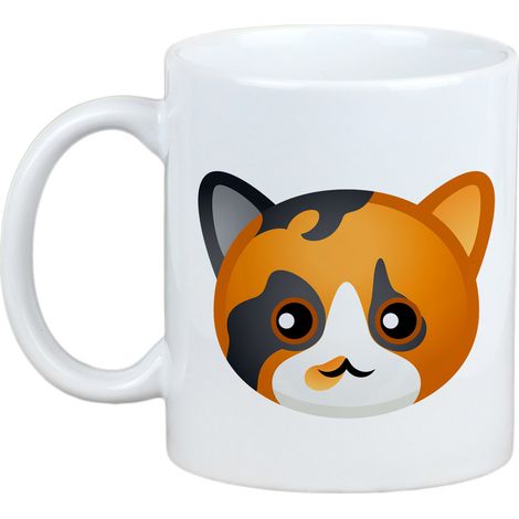 Tazza con gatto Kaliko, grafica e scritta di Art-Dog (1/5)