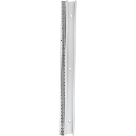 1 rail en T en alliage d'aluminium avec échelle, outil de menuiserie, 400 mm (1/5)