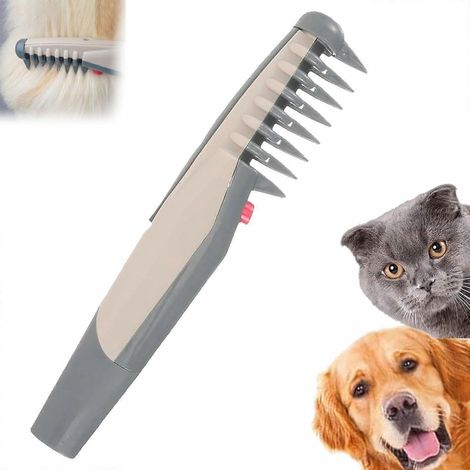 Peigne électrique Lifweb Mataway EComb pour démêler les poils, compatible avec les chiens, les chiots et les chats (1 pièce) (1/5)