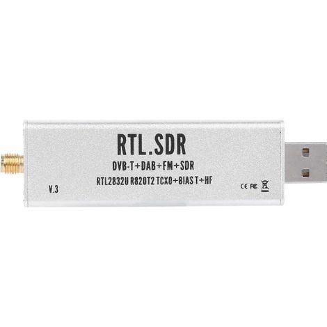 Récepteur à bande complète, radio SDR 0,1 MHz - 1,7 GHz pour XP / Win10 / Android (1/5)