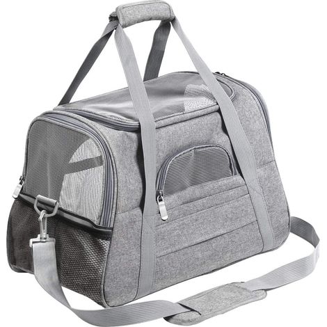 Sac de transport pliable pour chiens et chats, portable, approuvé par les compagnies aériennes, pratique