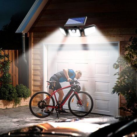 Dreifache wasserdichte Solar-LED mit Bewegungsmelder (1/5)