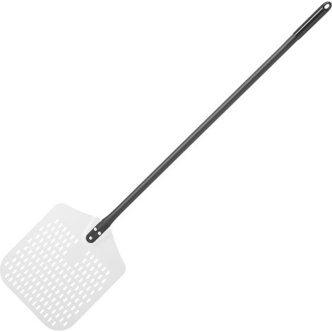 Pelle à plateau carrée en aluminium, perforée, 305 x 1320 mm - Hendi 617137
