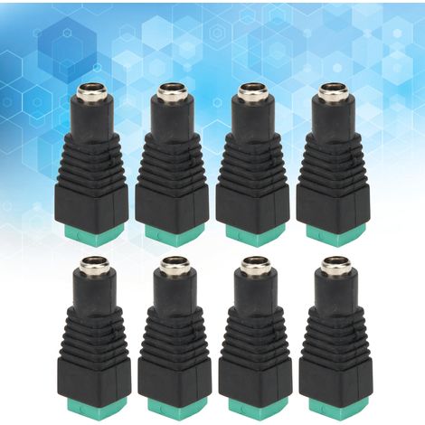 Packung mit 100 DC-Buchsenklemmen, DC-Stromanschlüssen (Buchsen), Überwachungsklemmen, Kamera-Strombuchsen (1/5)