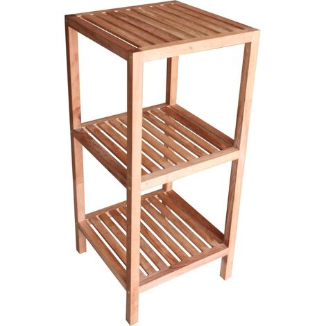 Primaster Standregal mit 3 Ablagen 36 x 36 x 79 cm Regal Bücherregal