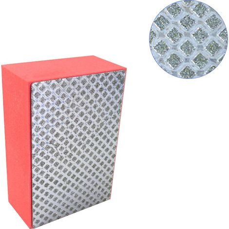 Blocs de ponçage à sec et humide pour polissage manuel, patins abrasifs avec support en mousse pour carrelage, pierre, marbre, béton, céramique, granit et verre. (1/5)