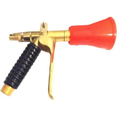 PISTOLA LATON CIERRE METALICO PULVERIZACION 1/2 ROSCA MACHO