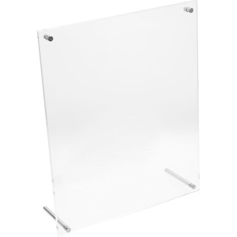 Cadre Photo Transparent en Acrylique 10 Pouces, Présentoir Multifonction Facile à Poser pour Photos et Certificats, Décoration Simple Maison ou Foires (1/5)