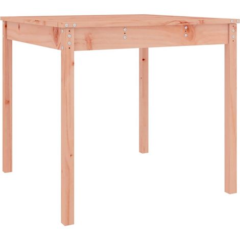 Table de jardin Table d'extérieur 82,5x82,5x76 cm bois massif de douglas (1/5)