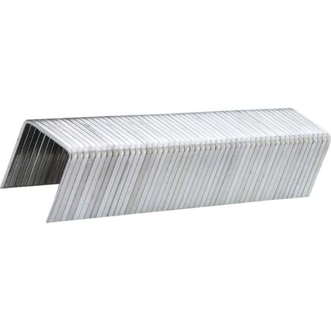 Punti metallici tipo J, 6 mm, 1000 pezzi.