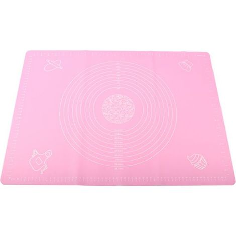 Tapis de pétrissage en silicone avec planche à découper en écailles Outil de cuisson antidérapant Tapis de four résistant à (1/4)
