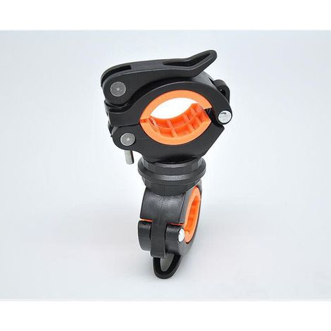 ZVD Lot de 2 lampes de poche pour vélo, support de lampe de poche pour vélo, support de lampe de poche pour vélo, noir (1/4)