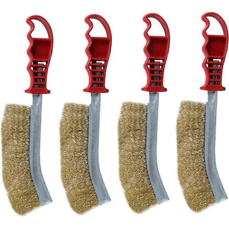 Brosse métallique Rosewell pour gril, nettoyant pour gril, brosse pour four à pizza avec grattoir