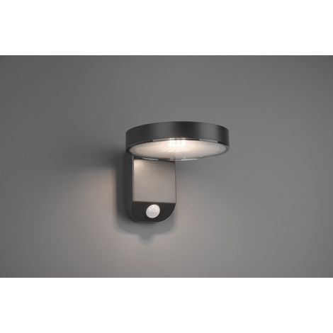 Wandleuchte Posadas Led Anthrazit IP44 mit Motion Sensor Trio Lighting (1/5)
