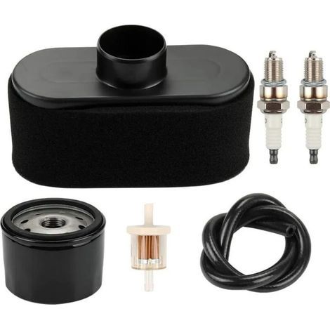 Kit filtre à air avec préfiltre huilé + bougie d’allumage pour moteurs 4 temps Kawasaki FR651V et FS730V – entretien tondeuse et tracteur (1/5)
