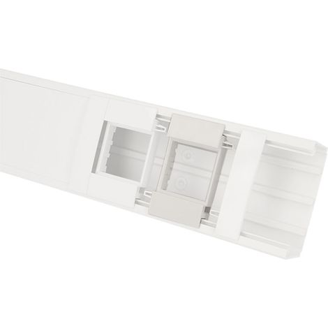 Extension pour adaptateur Quadro pour goulotte Efapel 90 et 110 x 50mm (1/2)