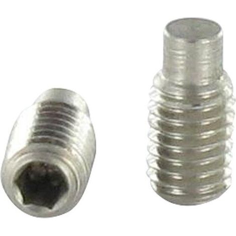 Vis métaux Inox A2 Sans tête six pans creux (sthc) M10X16 Clé de 5 HC5 Bout téton-1 pièce (1/3)