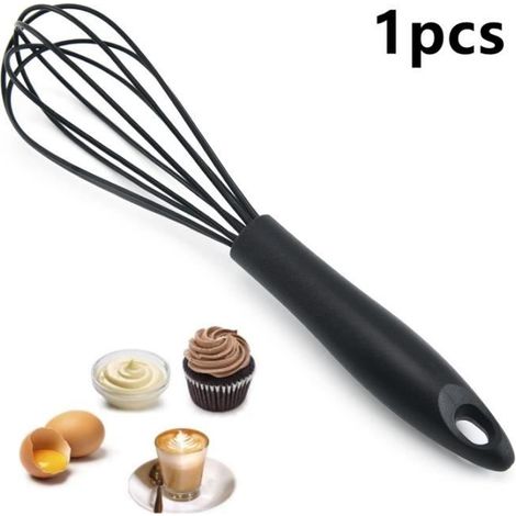 Fouet Cuisine - Non spécifié - Mini Batteur en Silicone - Antidérapant - Compatible lave-vaisselle - 6.326.3cm (1/4)