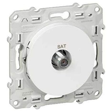 Steckdose Schneider Electric Odace Satellit Schraubmontage 7,4x7,4 cm