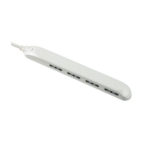MULTIPRESA BIPASSO SLIM ELECTRALINE  BIANCO POSTI 4 2P+T 16A n°XMMQ 3X1 MT 15