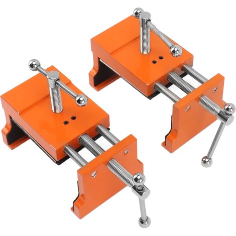 pinces de serrage en alliage d'aluminium pour l'assemblage de cadres de meubles, couleur orange. (1/5)